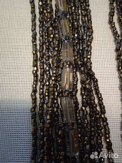 Бусы винтажные Чехословакия