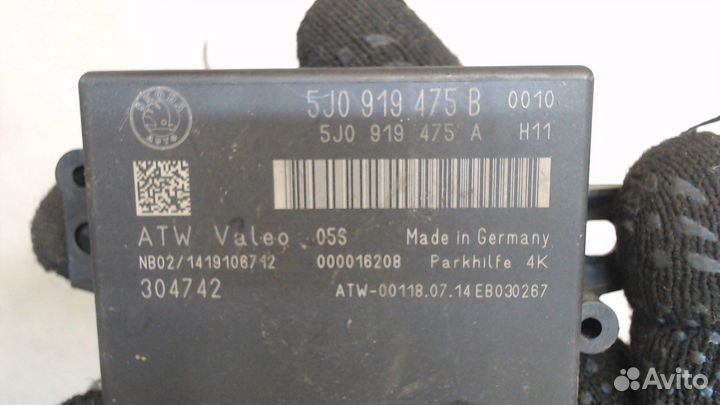 Блок управления парктрониками Skoda Yeti, 2014