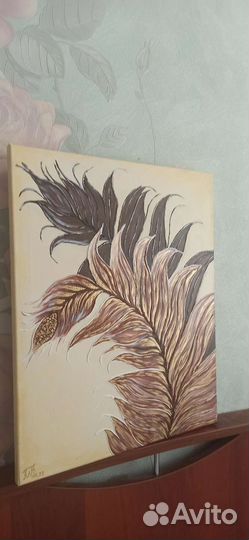 Картина акрилом на холсте