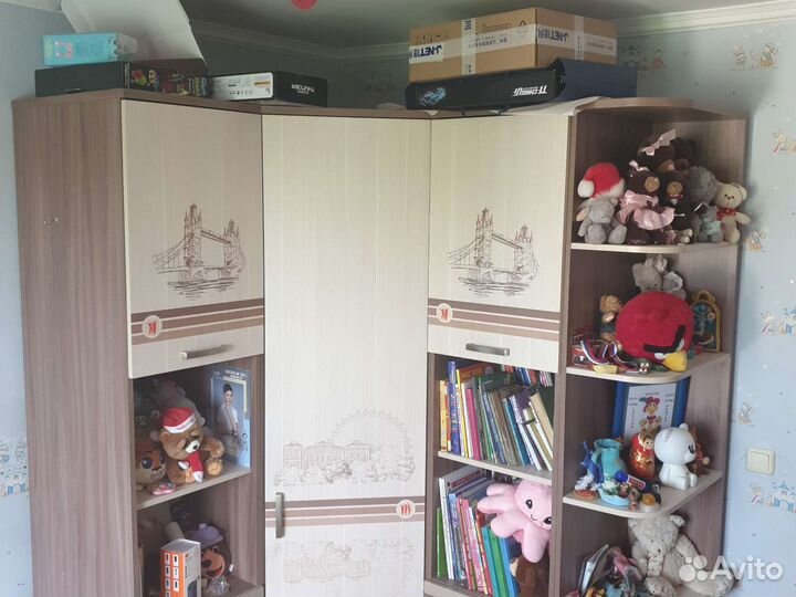 Шкаф угловой для вещей 165х135, h220