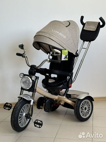 Велосипед - мотоцикл детский трехколесный «LuxMom»