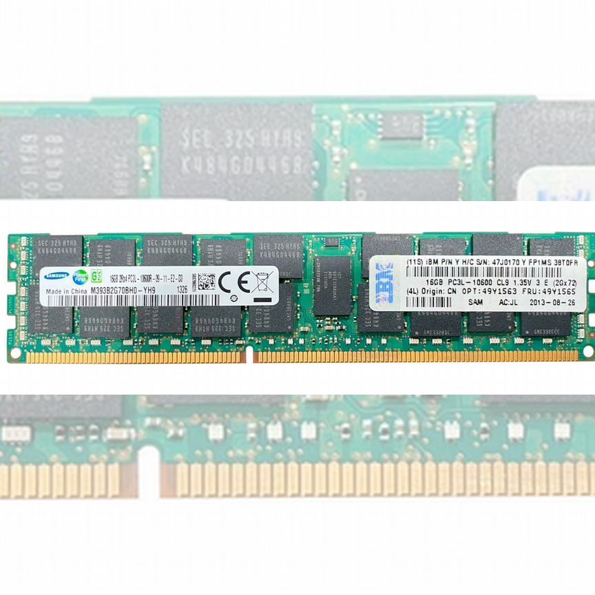 [47J0170] Оперативная Память Ibm 49y1563 Ddr3 16gb 47j0170