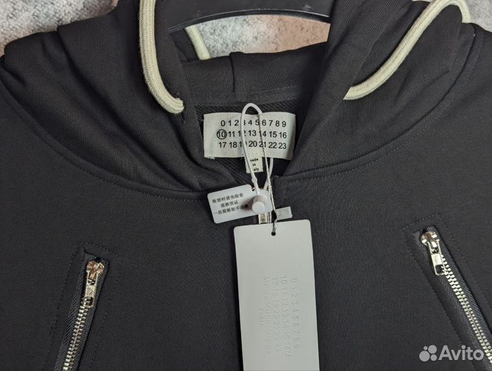 Зип худи maison margiela молнии