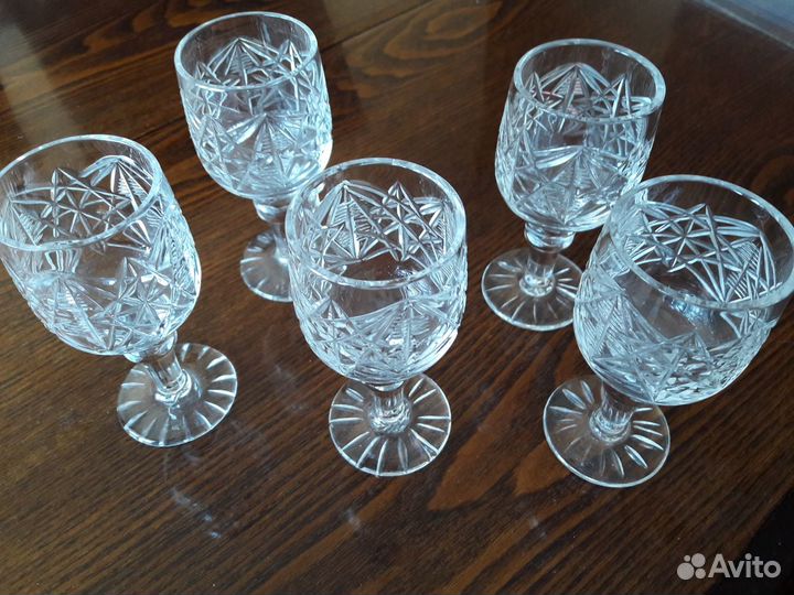 Рюмки хрустальные