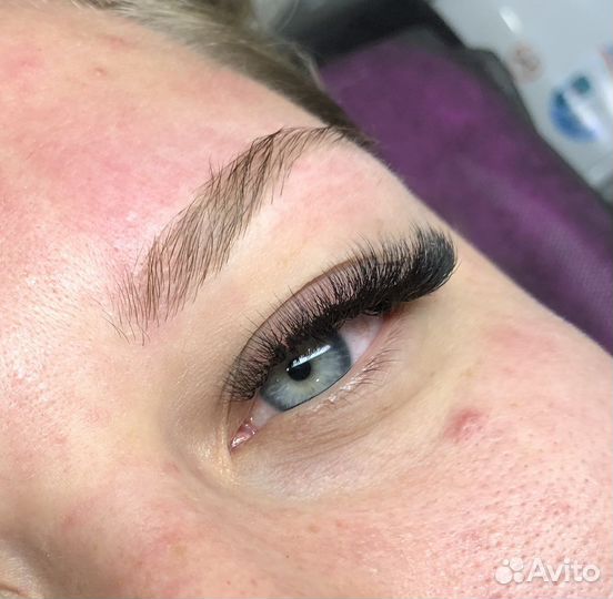 Наращивание ресниц быстро & Брови