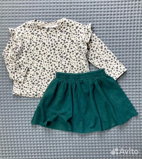 Фирменные вещи пакетом девочке 86-92 Zara hm