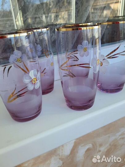 Стаканы из тонкого стекла