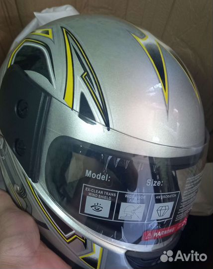 Шлем для мотоцикла новый