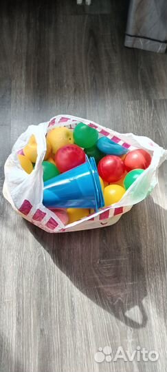 Шарики для сухого бассейна б/у