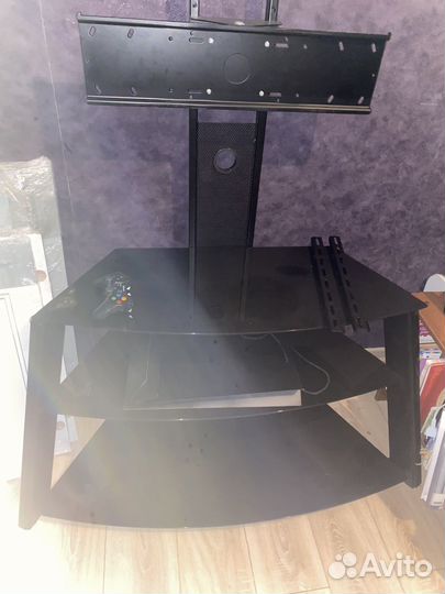 Стеклянная тумба под тв телевизор