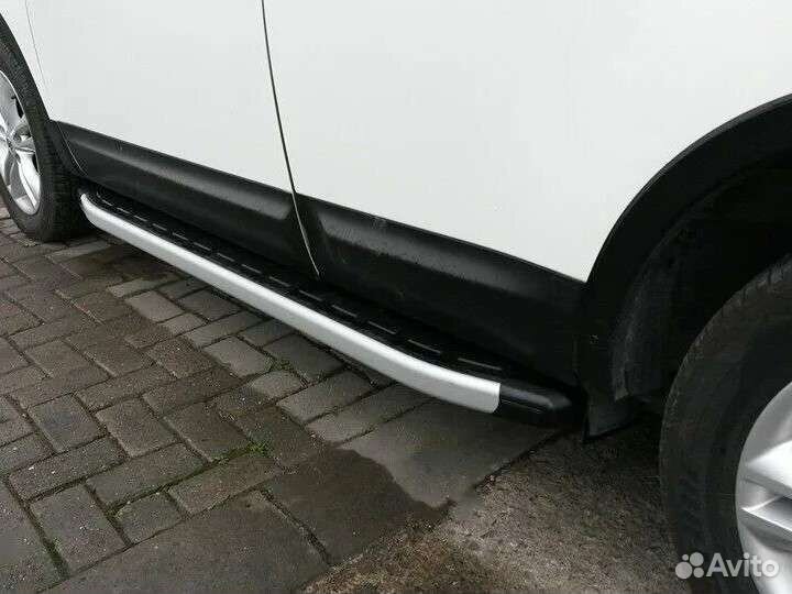 Подножки пороги ssangyong actyon 2011