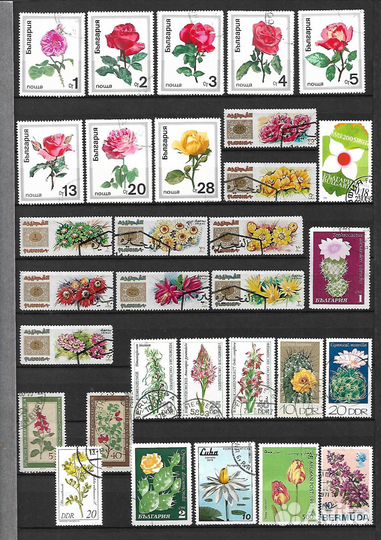 Марки Флора. Часть 4