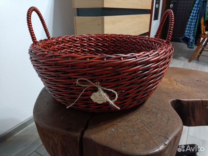 Корзина плетеная для хранения
