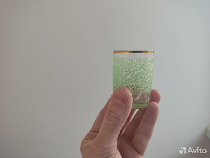 Стеклянная ваза СССР, графин,стопочки, салатница