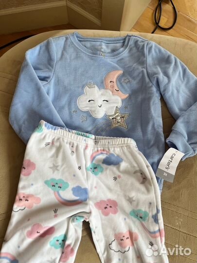 Пижама детская флисовая Carter's 3 года