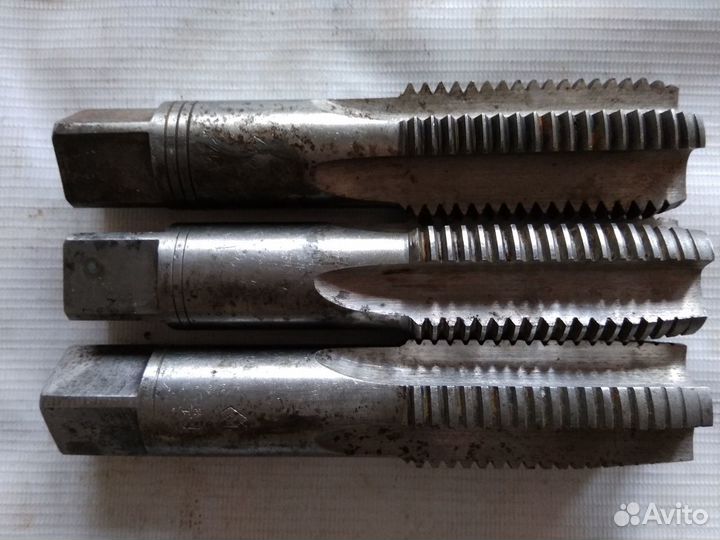 Метчики метрические и трубные, сделано в СССР