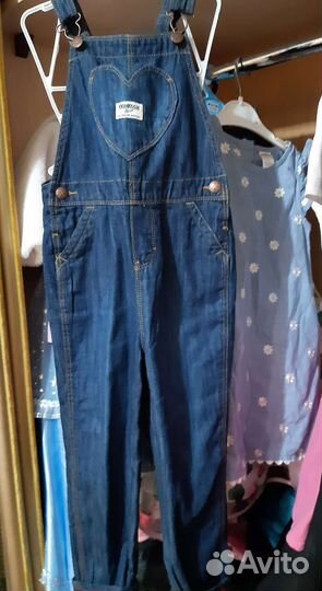 Комбинезон,сарафан джинсовые Ошкош оригинал