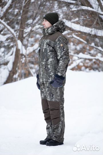 Костюм Следопыт зимний (алова, зеленая кора) -35C