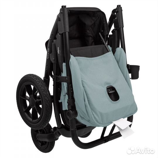 Коляска прогулочная на больших надувных колесах