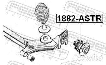 Ступица задней оси febest, 1882astr