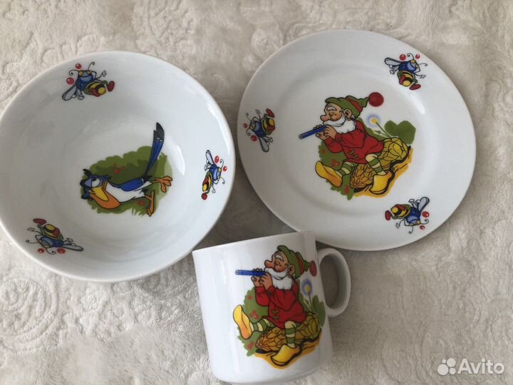 Набор посуды детский новый