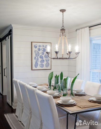 Люстра кованная (под старину)