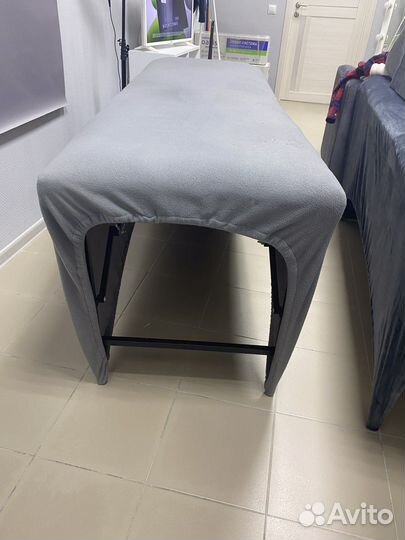 Чехол на кушетку и подушка под колени