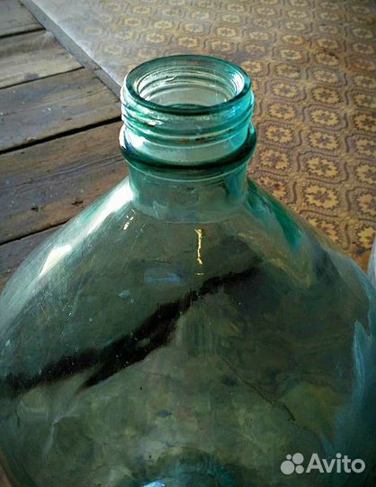 Бутылка стеклянная 20л в пластиковой канистре