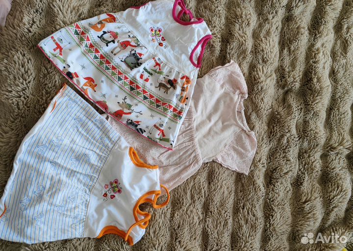 Детские вещи пакетом для девочек 68+