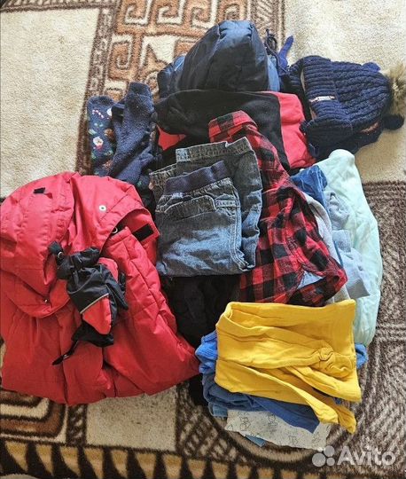 Детские вещи пакетом на мальчика 86