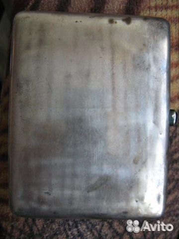 Портсигар серебро 84 проба 19 век