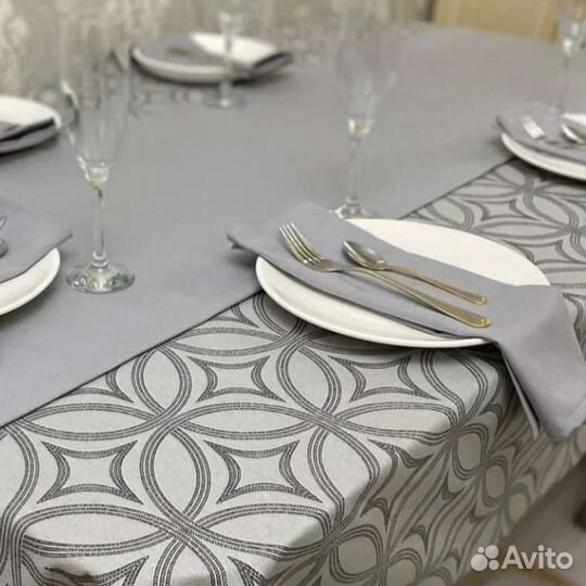 Скатерть из хлопка с пропиткой