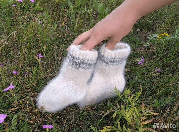 Носки и пояса из собачьей шерсти