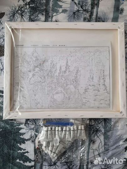 Картина по номерам на холсте 