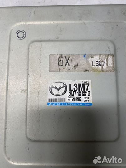 Блок управления двигателем L3M718881G Мазда 6 мпс