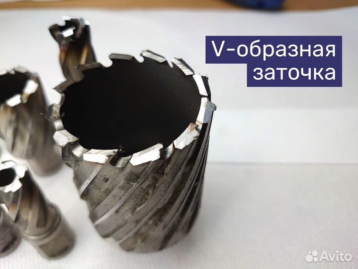 Заточка корончатых сверл по металлу