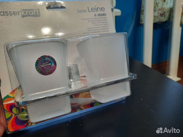 Стакан для зубных щеток wasserkraft Leine K-5028D