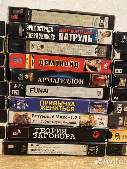 Видеокассеты vhs 28шт