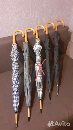 Зонт трость полуавтомат