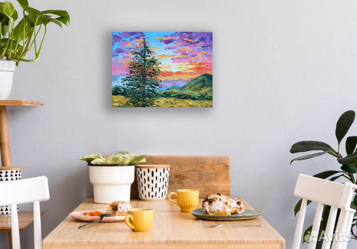 Картина маслом пейзаж 