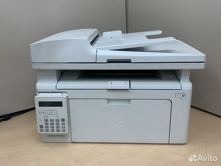 Мфу лазерное HP LaserJet Pro M132fn, пробег 6836