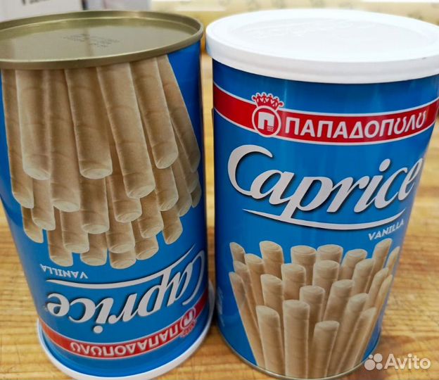 Caprice Вафельные шоколадные трубочки