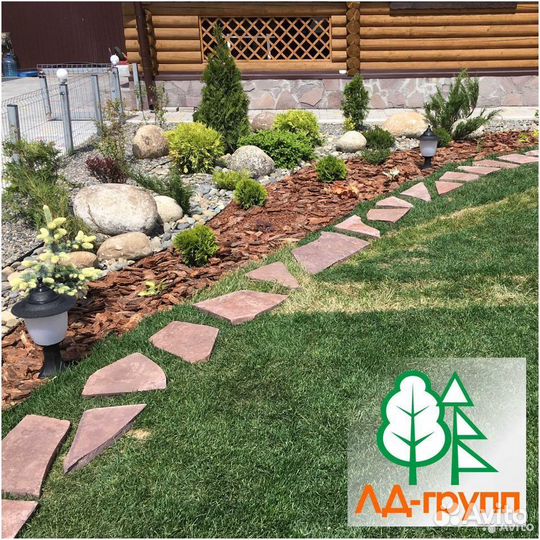 Рулонный газон под ключ
