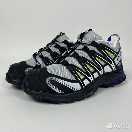 Кроссовки Salamon XA PRO 3D серые сеточка