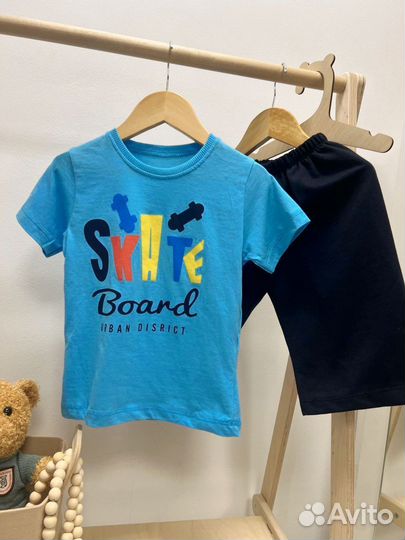 Летний костюм 98-116 на мальчика. Турция