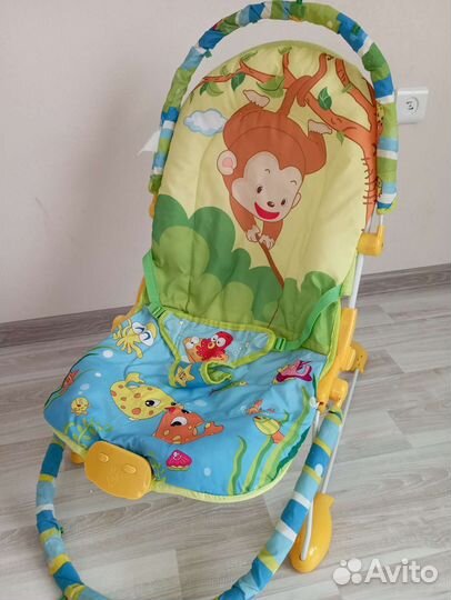 Детские качели шезлонг