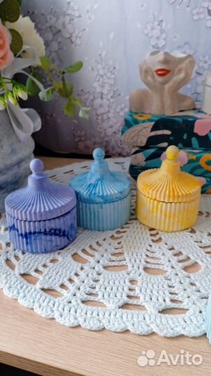 Шкатулки из гипса