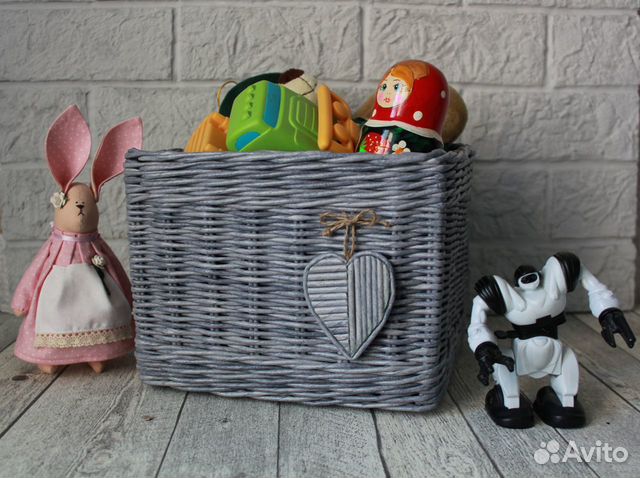 Корзина плетёная для хранения