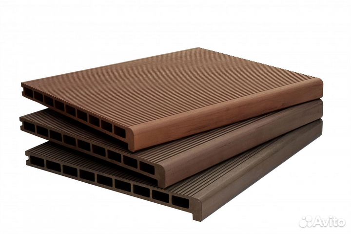 Пустотелые Ступени из дпк уличные