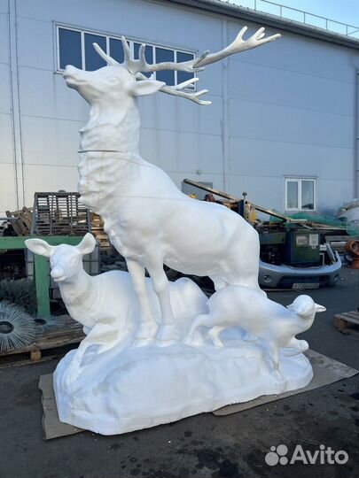 3Д скульптуры из пенопласта, фрезировка